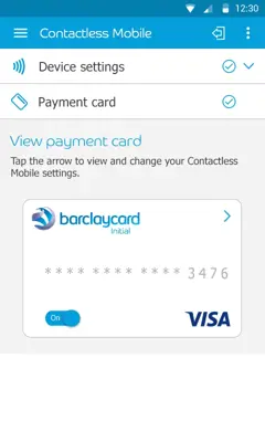 Barclaycard android App screenshot 4